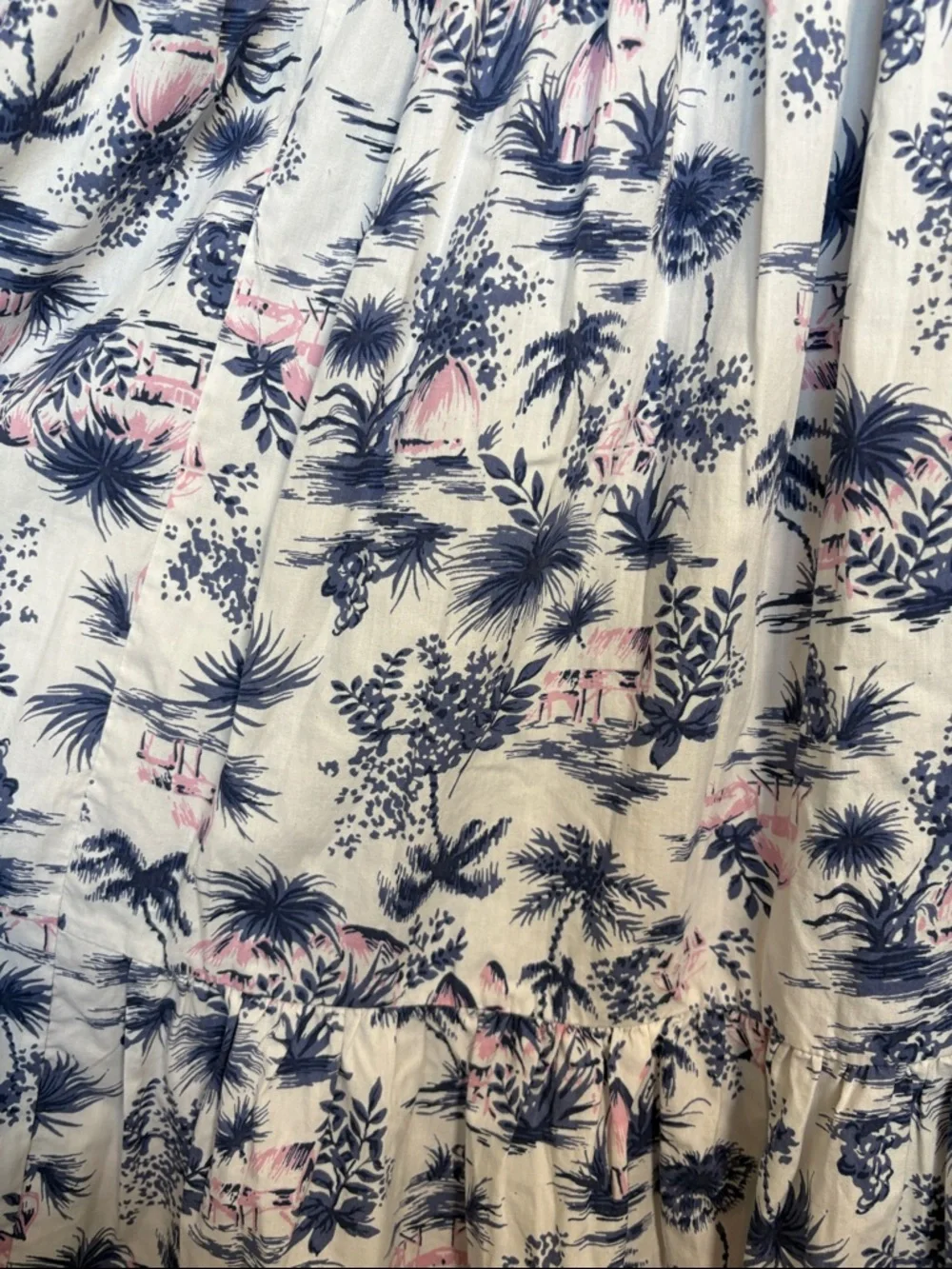 Abercrombie Smocked Bodice Easy Maxi Dress Sz S